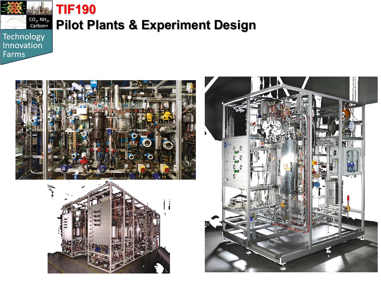 Pilot Plants and Experiment Design